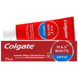 M&S Colgate Max White Optic Whitening Toothpaste 75ml- Buy online at McGrocer