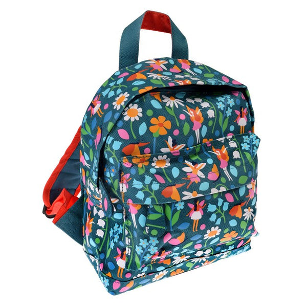 Mini Children's Backpack with Fairies in the Garden Design