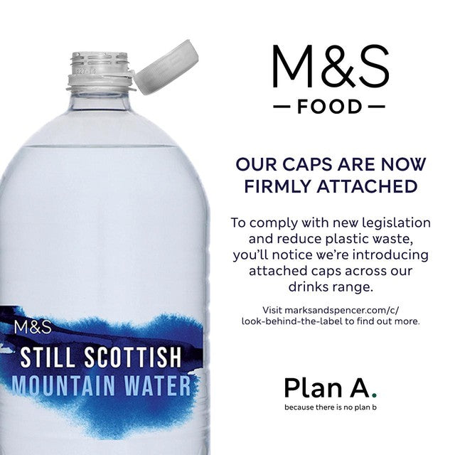 M&S Sparkling Scottish Mountain Water 2L, imported from the UK