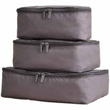 M&S M&S 3 Pack Packing Cubes Charcoal Travel Organisers- Buy online at McGrocer
