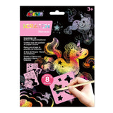 Avenir Unicorn Scratch Craft Kit 6 Pack - British product