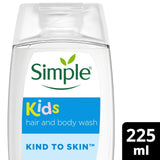 M&S Simple Kids Hypoallergenic Hair & Body Wash Shower Gel 225ml- Buy online at McGrocer