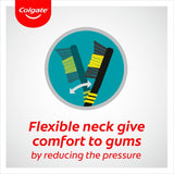 Colgate ZigZag Charcoal Medium manual toothbrush - British product