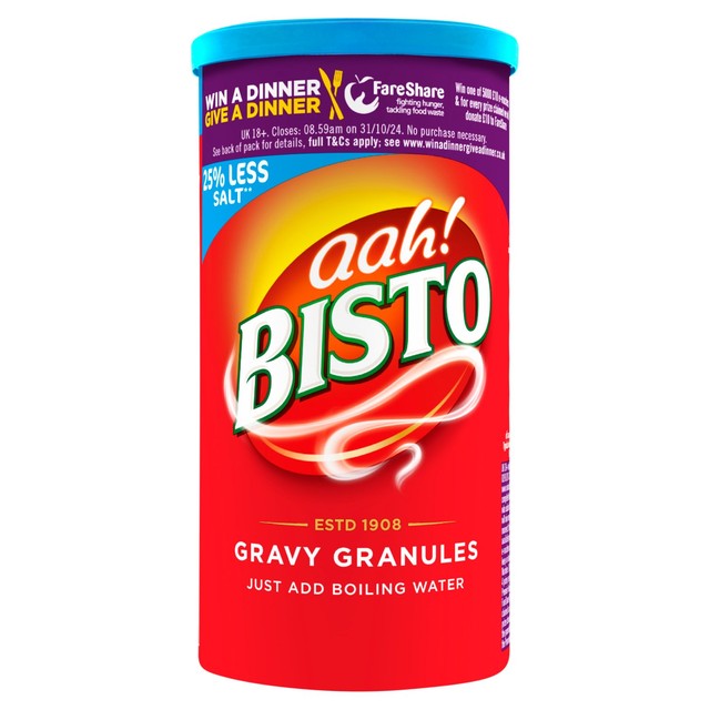 Bisto reduced salt gravy granules 300g - British product
