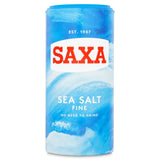 Saxa fine sea salt 350g (British brand)
