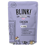 M&S Blink Kitten Chicken Fillets in Jelly Complete Wet Cat Food 85g- Buy online at McGrocer