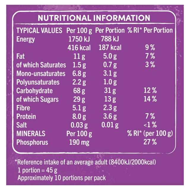 Jordans Country Crisp Raisins Breakfast Cereal 450g, UK version