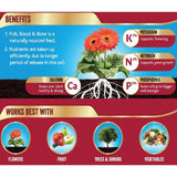 Westland Fish Blood and Bone All Purpose Plant Food 1.5kg (British brand)