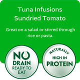 John West sundried tomato tuna infusions 80g, UK version