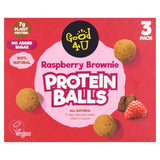 M&S Good4U Protein Balls Raspberry Brownie Snack 3 x 40g- Buy online at McGrocer