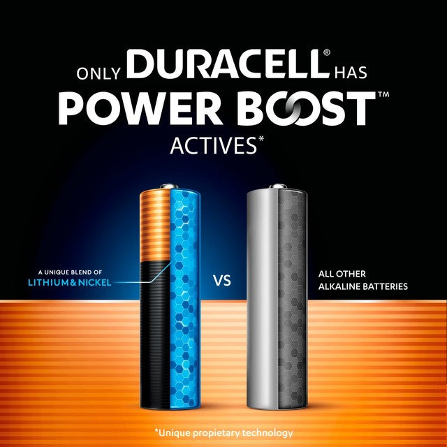 Duracell Optimum AA alkaline batteries 4 pack - British product