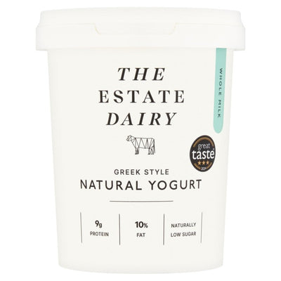 M&S The Estate Dairy 10% Greek Style Natural Yogurt 500g- Buy online at McGrocer