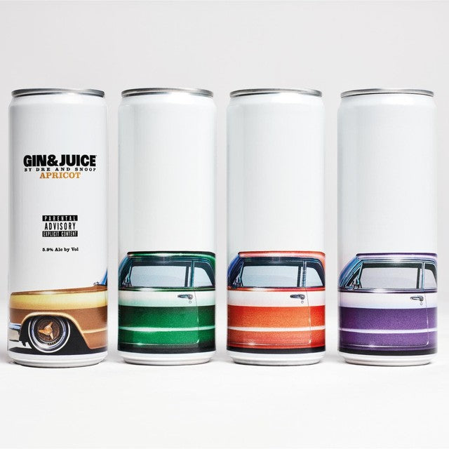 Gin & Juice Apricot canned cocktail 250ml, UK version