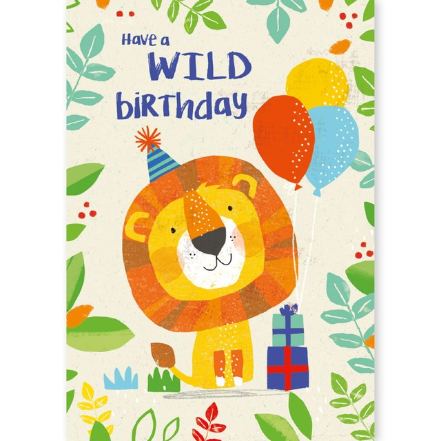 Abacus children's birthday cards mixed designs 10 per pack - British product