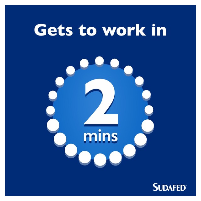 Sudafed blocked nose relief nasal spray 15ml (British brand)