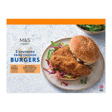 M&S M&S 2 Southern Fried Chicken Burgers Frozen 282g- Buy online at McGrocer