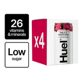 Huel Cherry & Raspberry Energy Drink 4 x 330ml cans, UK version