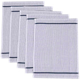 M&S M&S Checked Terry Tea Towels Blue- Buy online at McGrocer