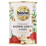 Biona brown lentil curry ready to eat 400g - British product