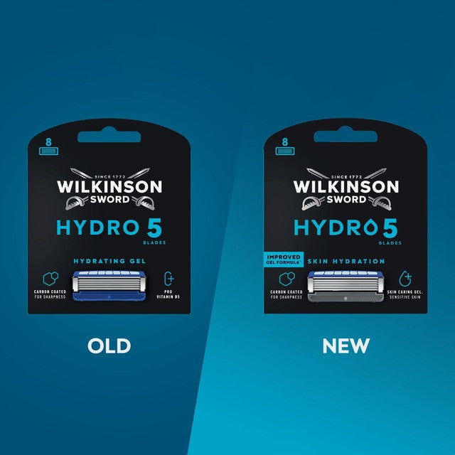 Wilkinson Sword Hydro 5 men's razor blades 8 pack (British brand)