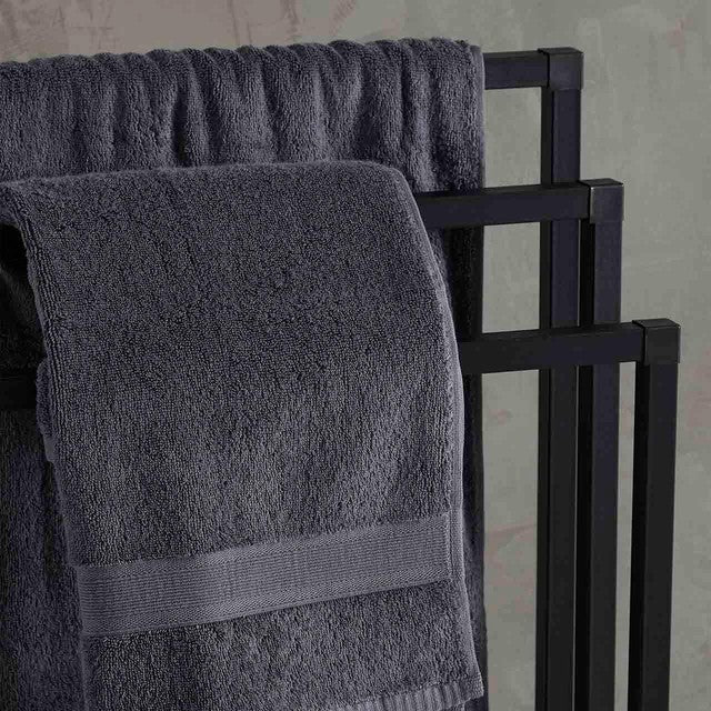 M&S extra large pure cotton towel dark charcoal, UK version