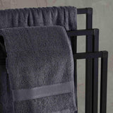 M&S extra large pure cotton towel dark charcoal, UK version