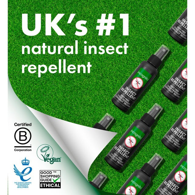 Incognito insect repellent spray 100ml, UK version