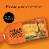 St Pierre sliced brioche loaf 500g (British brand)