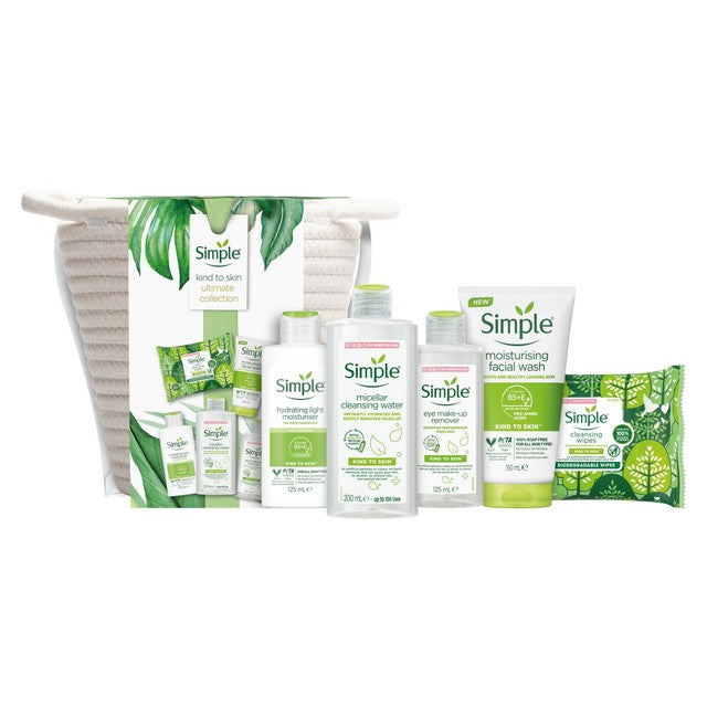 Simple Kind to Skin Ultimate Collection skincare gift set (British brand)