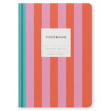 Ohh Deer Candy Stripe Notebook A5, imported from the UK