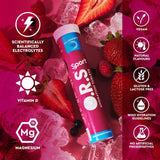 O.R.S Berry Sport hydration tablets 20 tablets, imported from the UK