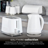 Tower kettle white 1.5L (British brand)