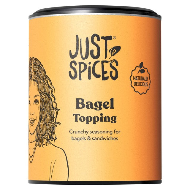 Just Spices bagel topping seasoning mix in a jar (British brand)