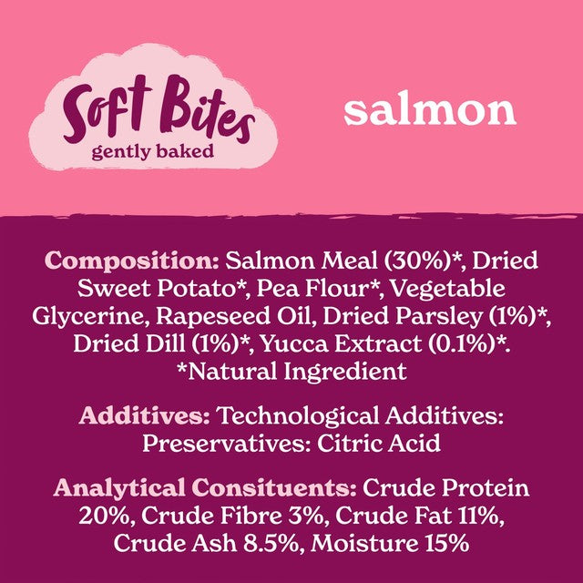 Forthglade dog treats with salmon 90g - British product