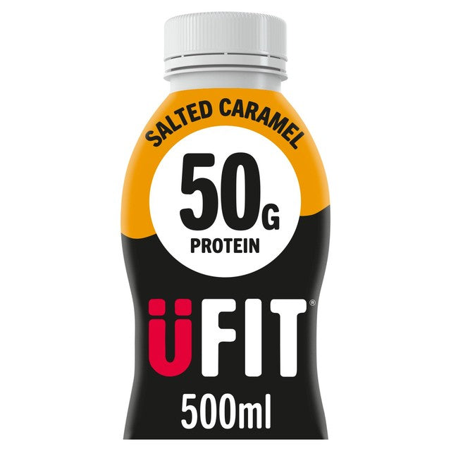 UFit salted caramel protein milkshake 500ml (British brand)