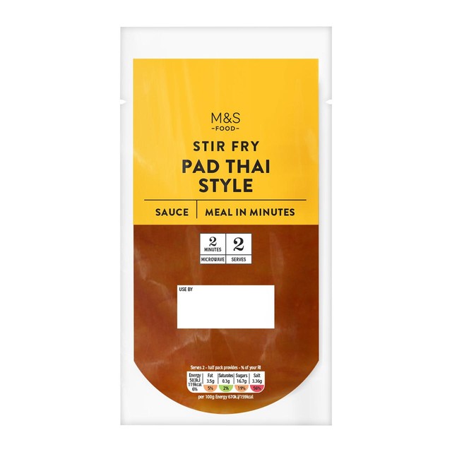 M&S Pad Thai Sauce 150g, imported from the UK