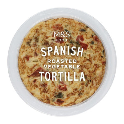 M&S Roasted Red Pepper & Vegetable Tortilla Spanish Tapas Tortilla 250g