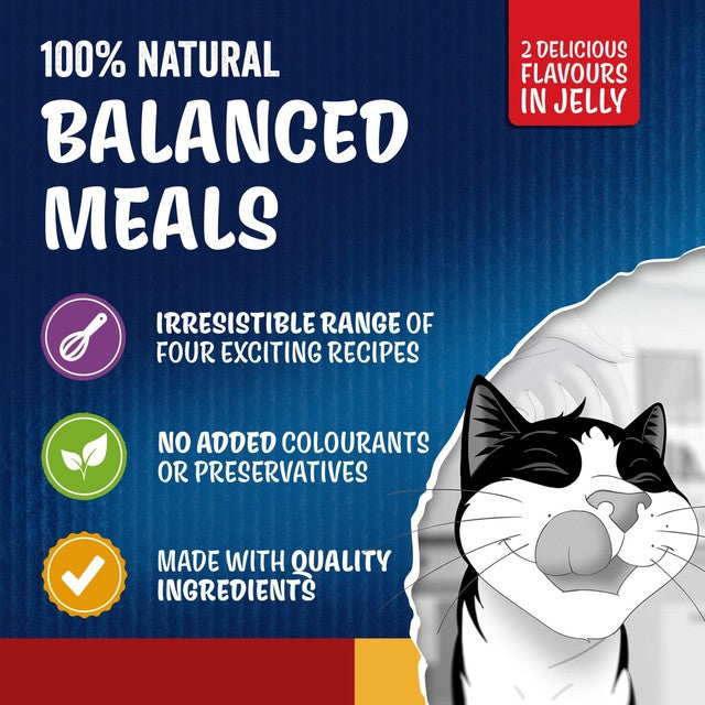 Felix wet cat food Doubly Delicious variety pack, imported from the UK