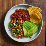 Jamie Oliver Smoky Chipotle Chilli vegan meal pouch (British brand)