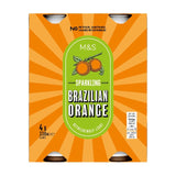 M&S sparkling Brazilian orange drink 4 x 330ml, imported from the UK