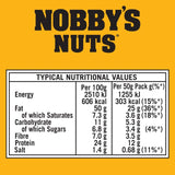 Nobby's Nuts classic dry roasted peanuts 50g, imported from the UK