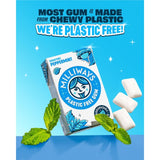 Milliways peppermint chewing gum 19g, imported from the UK