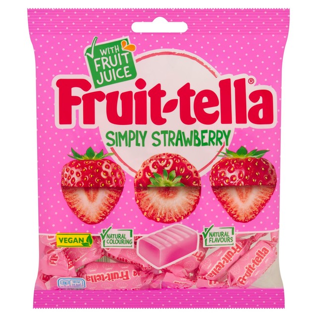 Fruittella strawberry chewy sweets 135g - British product