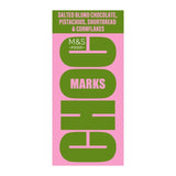 M&S M&S Choc Marks Blonde with Pistachios White Chocolate Bar 180g- Buy online at McGrocer