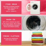 Wash with Leaf non bio laundry sheets 25 sheets (British brand)