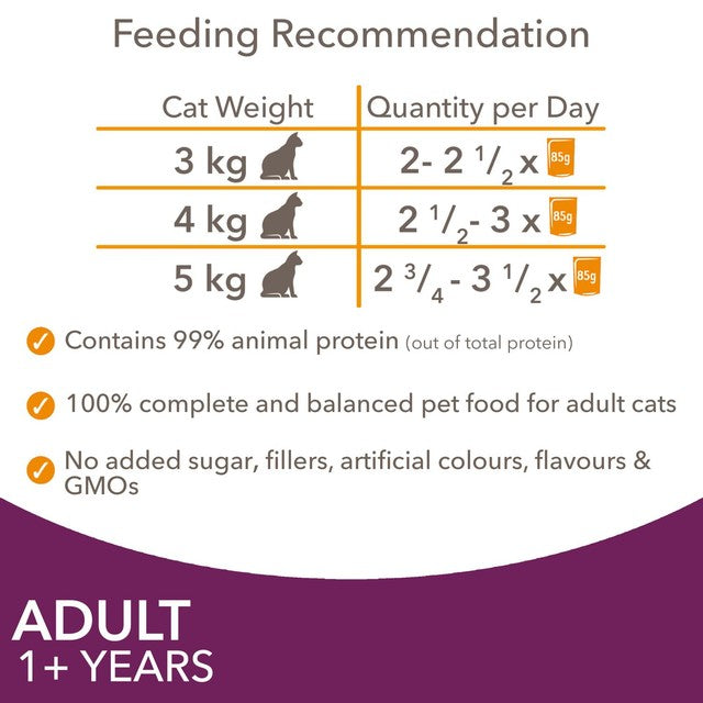Iams wet cat food Land & Sea Collection 48 x 85g, UK version