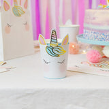 Talking Tables Unicorn Paper Party Cups 8 pack (British brand)