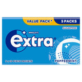 Wrigley's Extra peppermint sugarfree chewing gum 70g multipack - British product