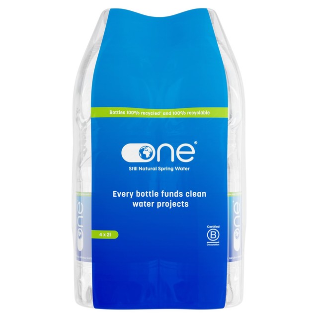 One Water still spring water 2L, imported from the UK