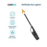 Chef Aid Long Reach Refillable Gas Lighter White - British product